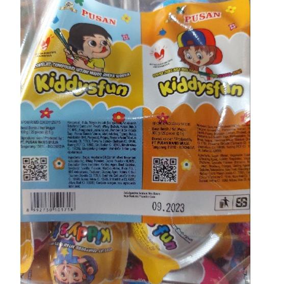 

Garansi Terbaik--PUSAN MIMI COKLAT TELUR KIDDYSFUN KIDDYS FUN 1 PACK ISI 20 PCS
