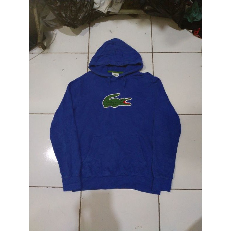Hoodie lacoste big logo