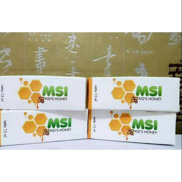 MSI KIDS HONEY Madu Penambah Nafsu Makan, Kecerdasan Otak Peninggi Badan