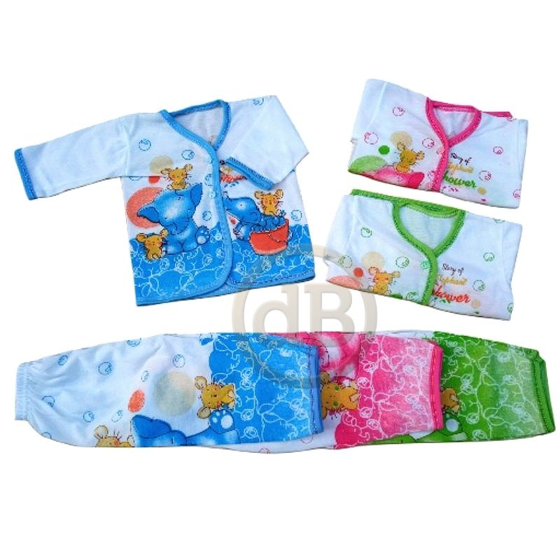 Setelan Baju Bayi Baru Lahir Unisex Setelan Baby Newborn Murah Harga Grosir