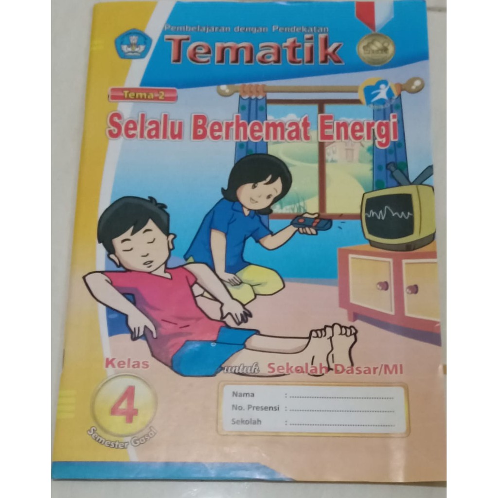 Buku Tematik Kelas 4 Tema 2 - Info Berbagi Buku