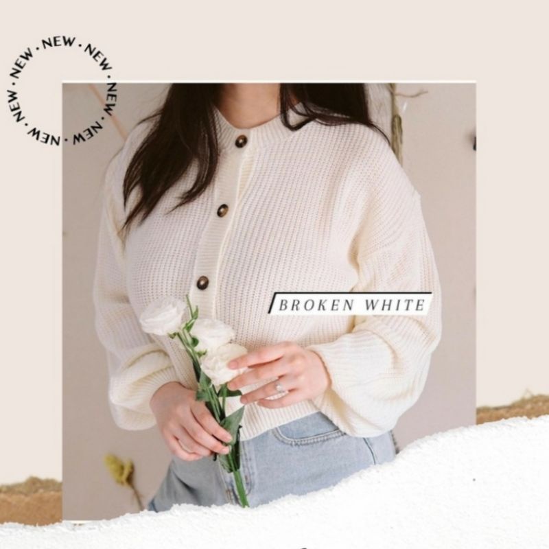 GS036 Cardigan Rajut Wanita Livi Premium Tebal