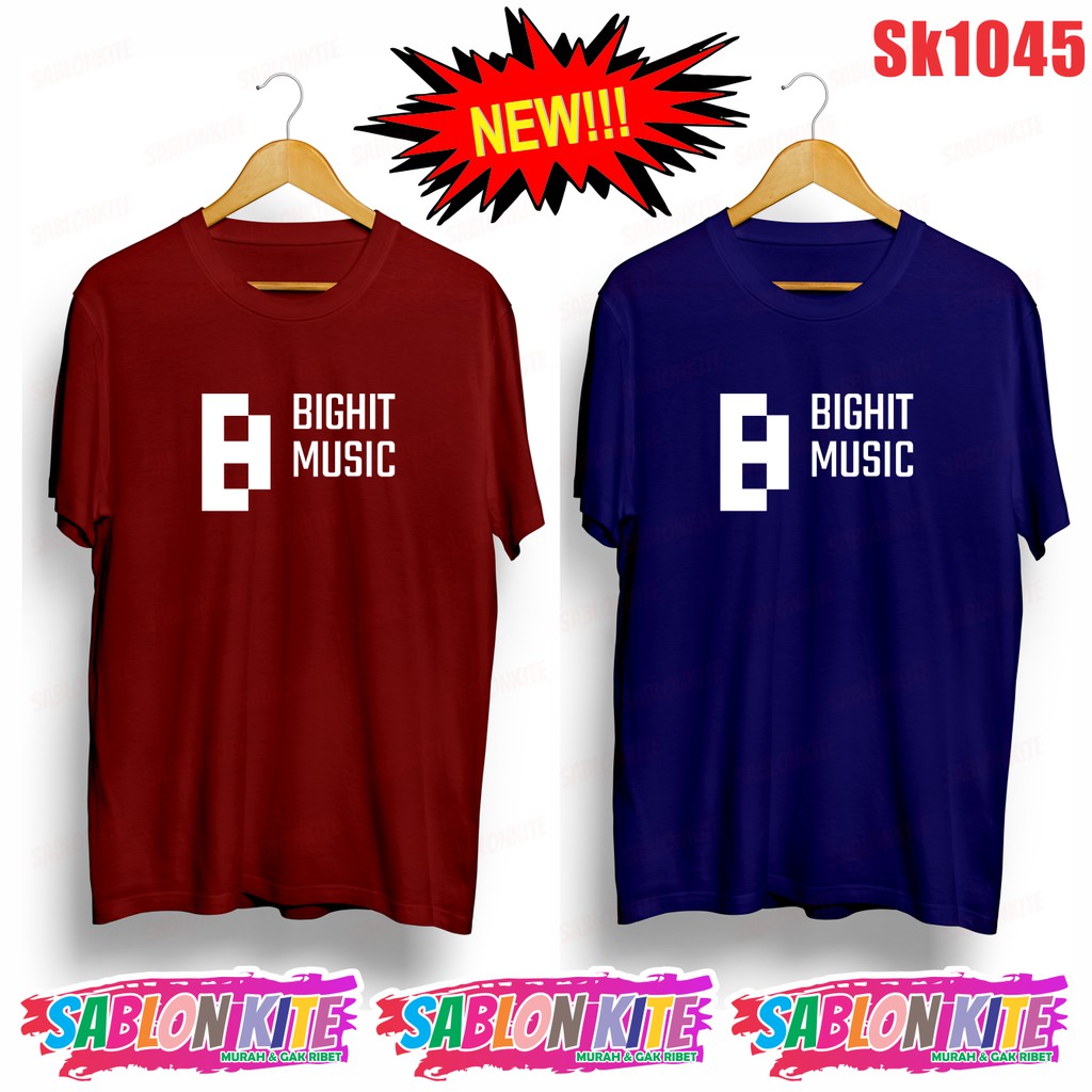 MURAH!!! KAOS BIG HIT BIGHIT MUSIC BESAR SK1045 FG JK SG JH V UNISEX