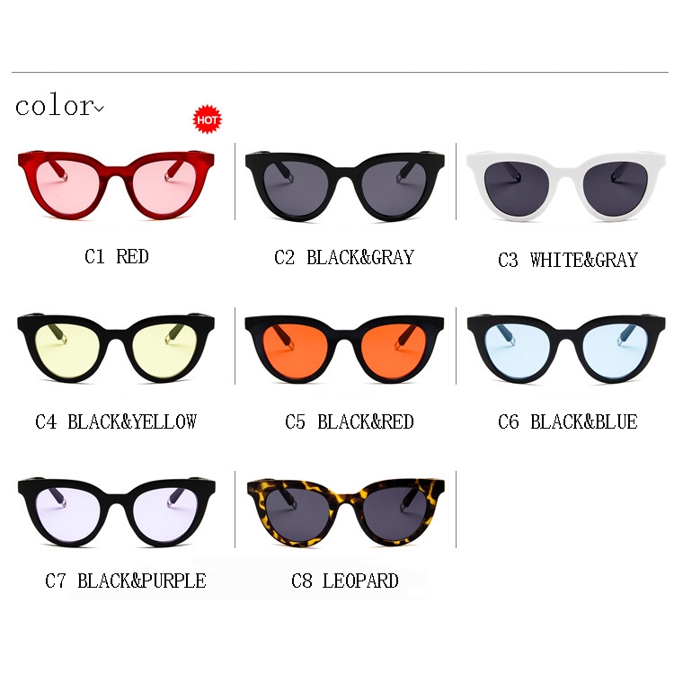 Kacamata Hitam UV400 Model Mata Kucing Gaya Retro Vintage Untuk Pria Dan Wanita Mengemudi