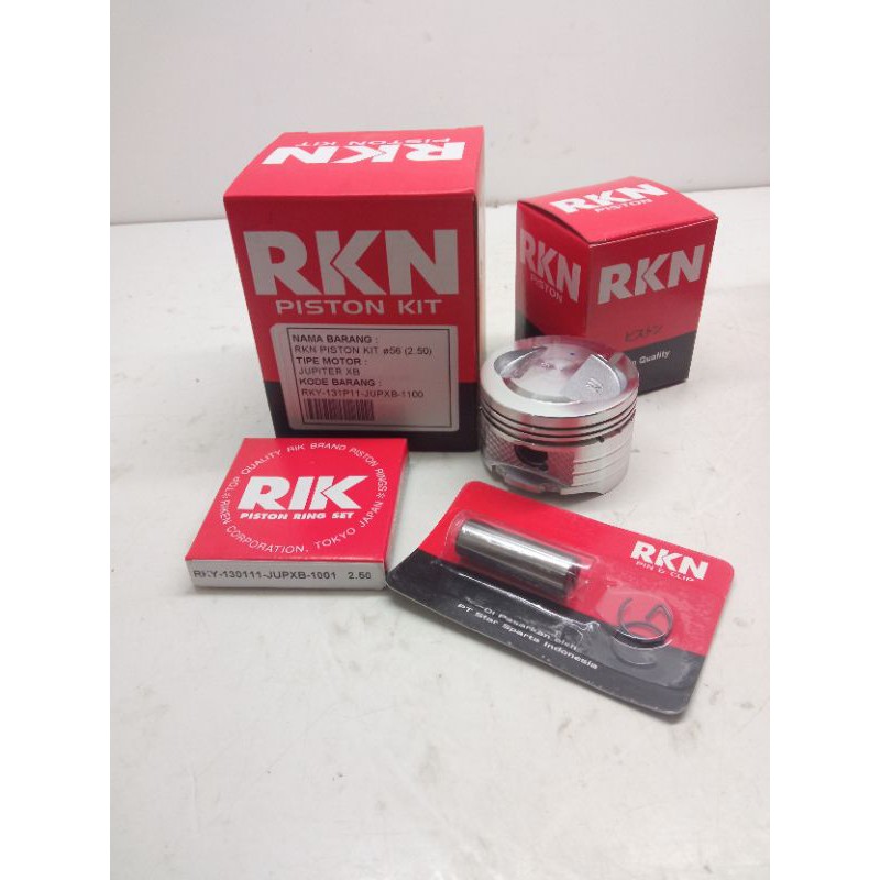 PISTON KIT JUPITER XB 53.5 54 54.5 55 55.25 56 RKN JAPAN RACING KUALITAS DIATAS FIM-3