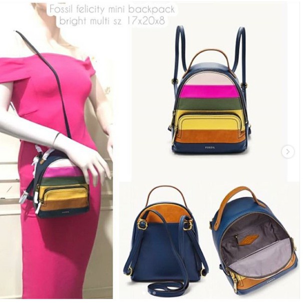 fossil mini backpack