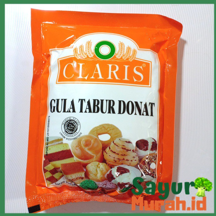 

Gula Tabur Donat Claris 250g | Gula Dingin