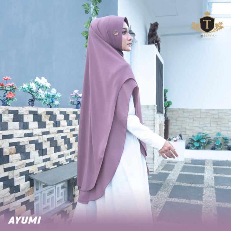 RK Thewa / khimar ayummi / jilbab instan ceruty babydoll / hijab lancip soft pet / kerudung syari