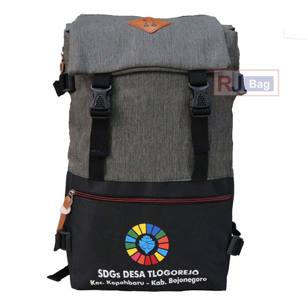 PESANAN GROSIR TAS DISTRO ARCHIE ABU SABLON BERKUALITAS SDGS DESA TLOGOREJO SOUVENIR SEMINAR PROMOSI