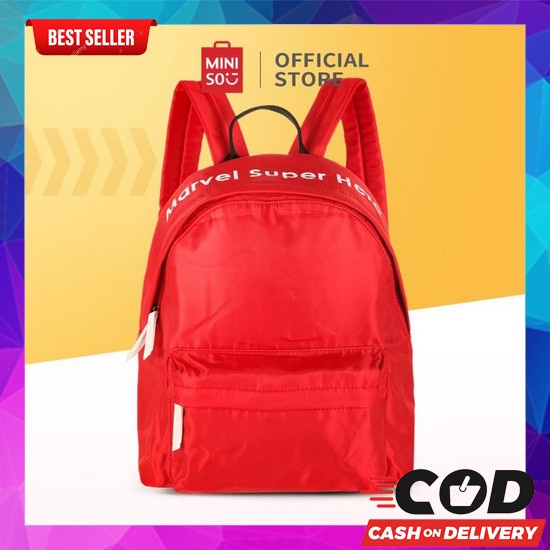 Anti Air Korea Model Terbaru Sdsma Remajadewasa Waterproof /Tas Sekola Miniso Official Marvel Backpa