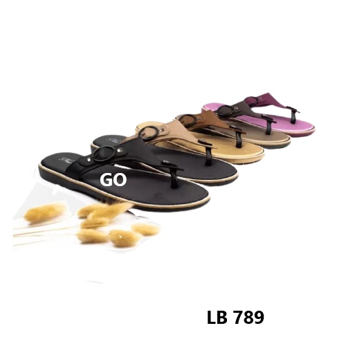 gos NEW ERA LB - 789 B Sandal Japit Karet Wanita Sendal Anti Slip Original  39-40