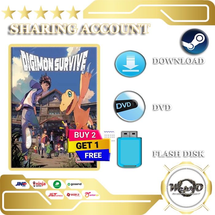 DIGIMON SURVIVE WITH ALL DLC - DVD - PC GAME - GAME PC LAPTOP - GAMING - ORIGINAL