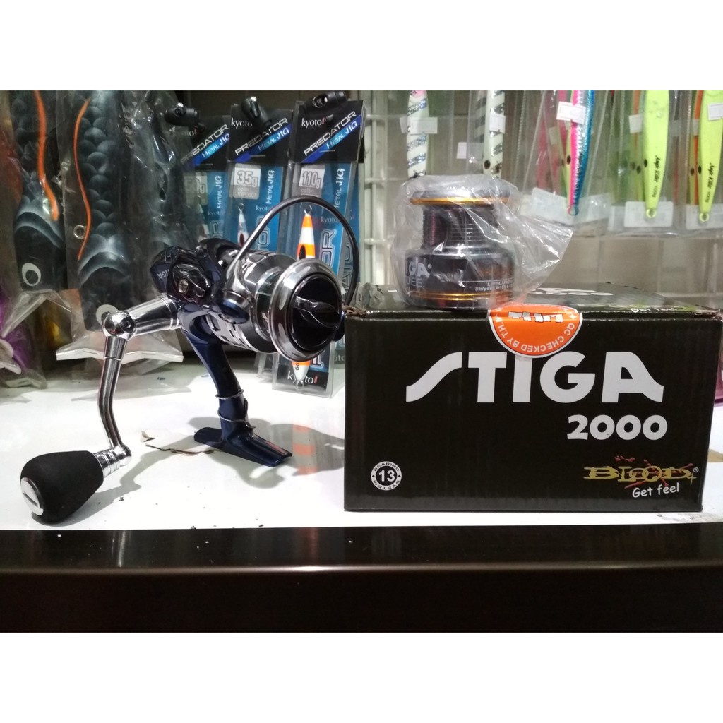 Reel Spinning Stiga 2000 Double Spool terbaik