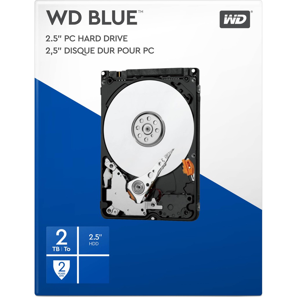 HDD WD 3.5 2TB BLUE RESMI ORIGINAL HARDISK