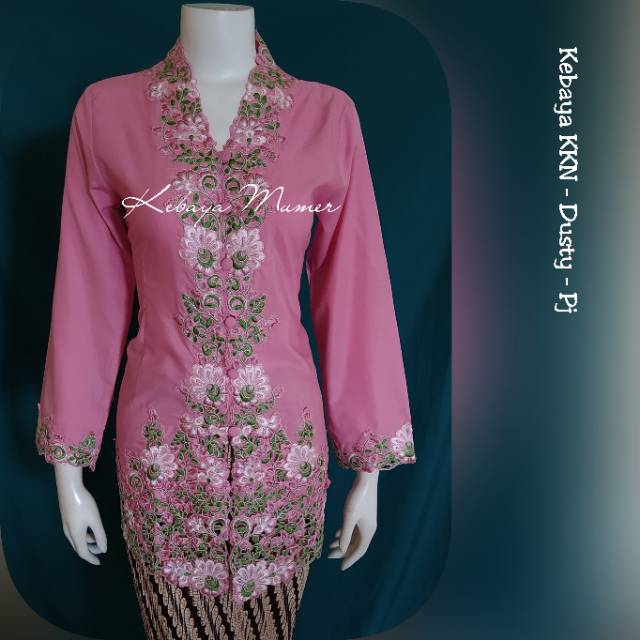 Kebaya Encim | Kebaya Kerancang Encim | Kebaya Kerancang. Kebaya Bordir. Kebaya Nyonya. Kebaya Dusty. Pink. Fuchia