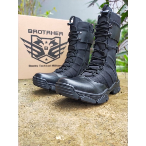 SEPATU PDL KULIT ASLI BROTRHER MODEL NINJA LAMA SOLE TITANS