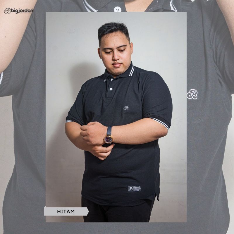 kaos polo pria jumbo big size XXL XXXL 4XL 5XL 6XL 7XL 8XL kaos kerah jumbo BIG JORDAN