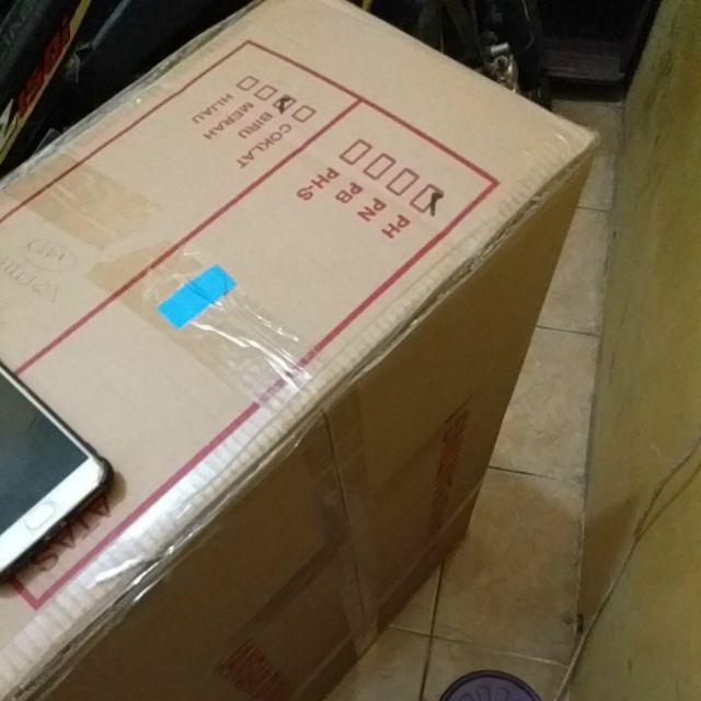 Lemari Plastik 2 Susun Jumbo Gambar Pinguin Murah