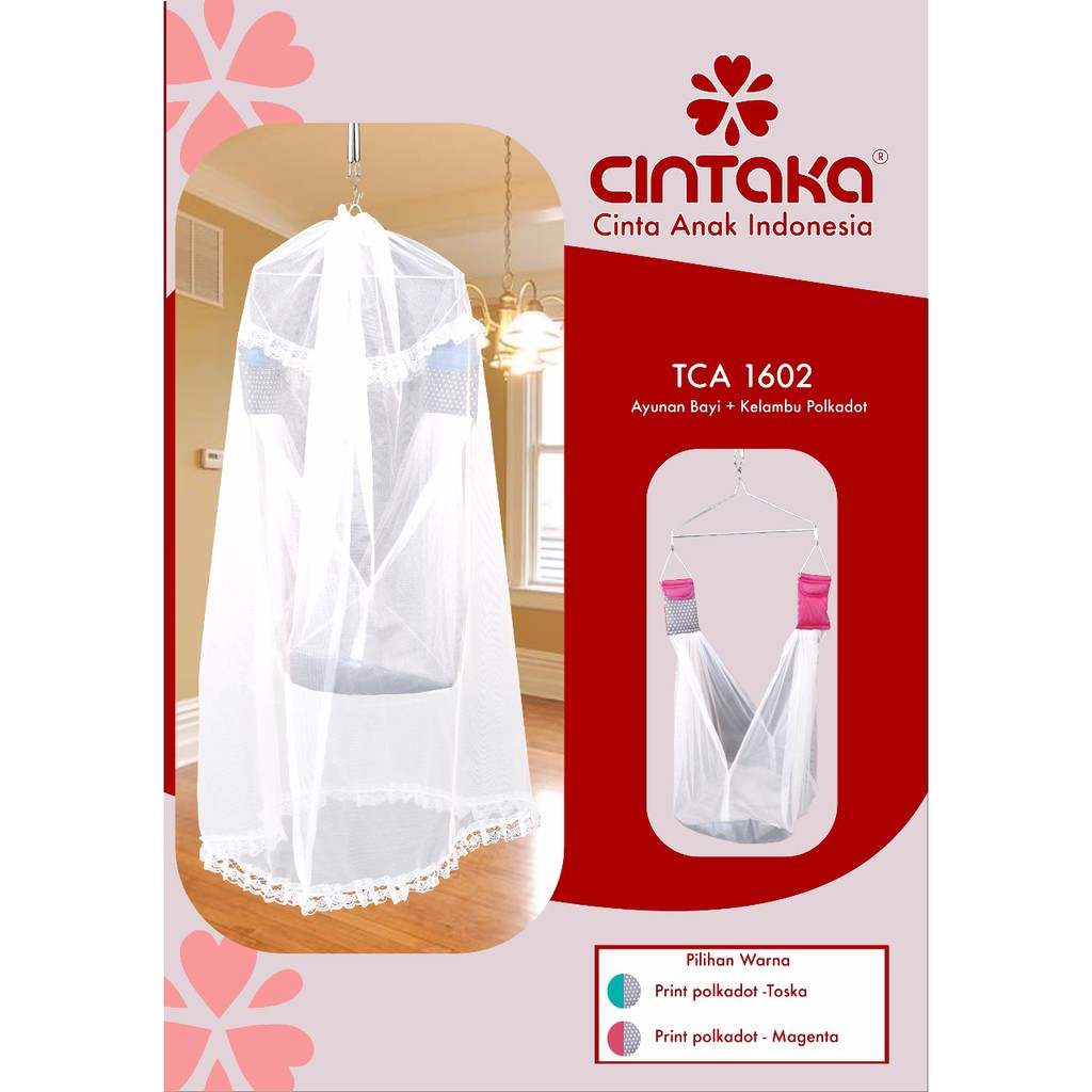 AYUNAN BAYI + KELAMBU POLCADOT CINTAKA TCA1602