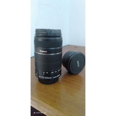 lensa kamera canon + adafter lensa