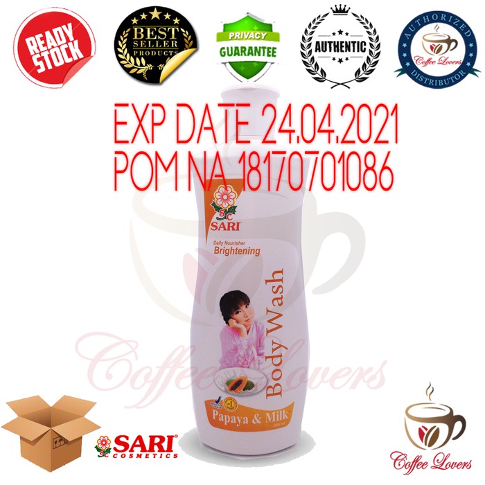 

SARI COSMETICS BODY WASH PAPAYA & MILK BRIGHTENING