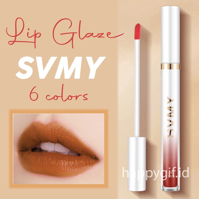 SVMY Lip Glaze Lipstik Matte White Gold Lipstick LA166 1056