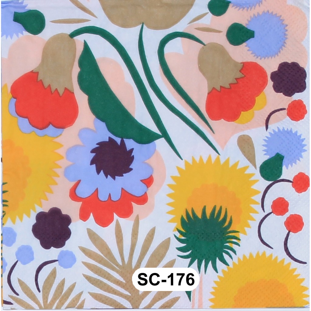 Napkin Decoupage Eropa / Tisu Decoupage Eropa - SC 176