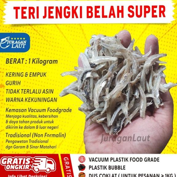 

Big Sale Ikan teri jengki belah asin kering original super 1kg ISTIMEWA Big Sale