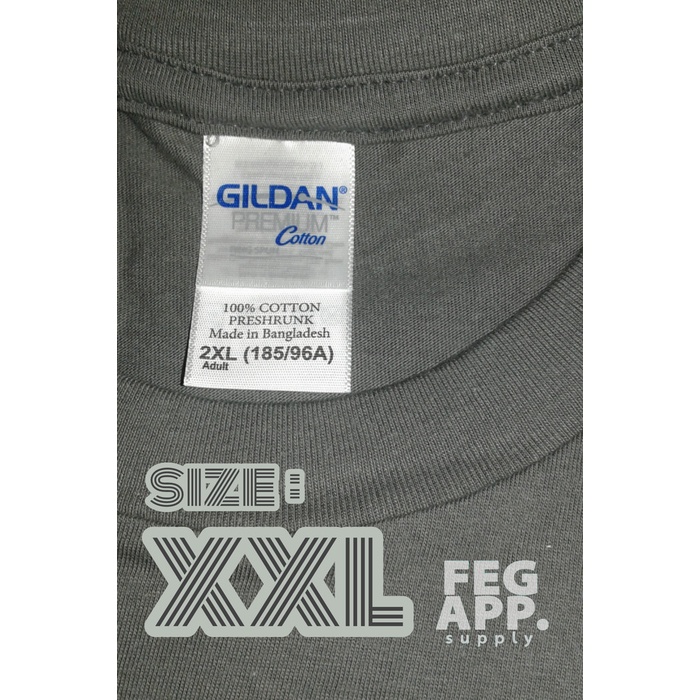 TERBARU Kaos Polos Size XXL XXXL Gildan Premium Cotton 76000 Import Original