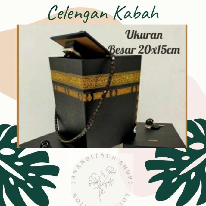 Celengan kabah / Celengan miniatur kabah pakai kunci