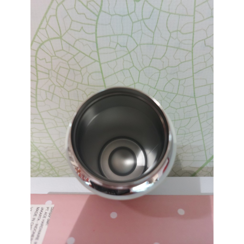 BOTTLE VACUUM RABBIT / BOTOL MINUM 280 ML / VACUM FLASK WHITE