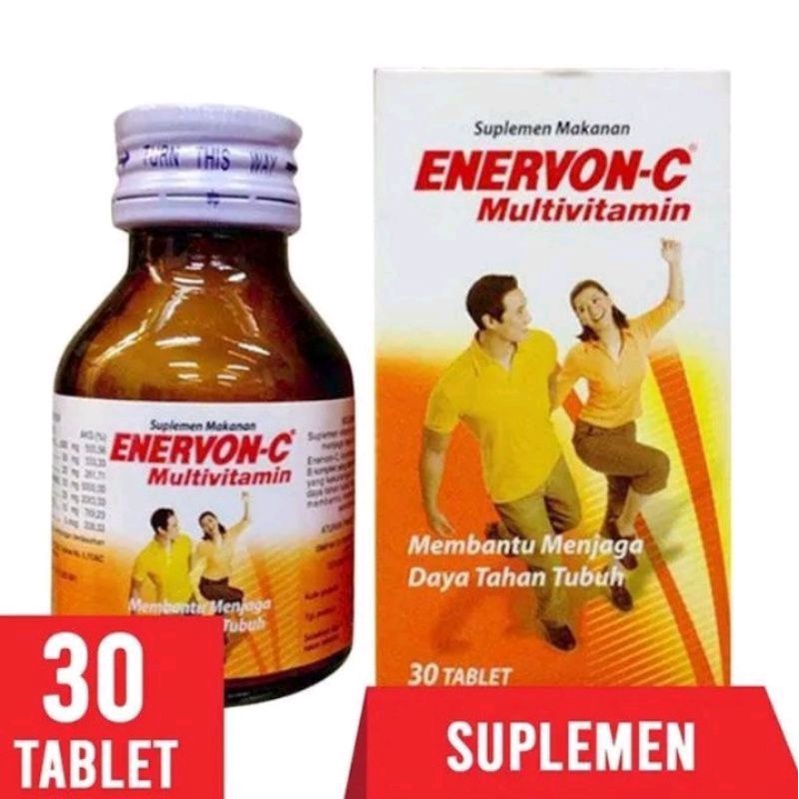 Enervon-C Botol 30 Tablet Multivitamin Tubuh