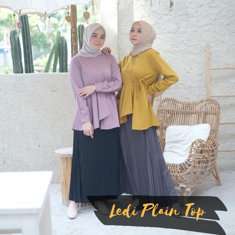 Lady Plain Top / Atasan Wanita / Blouse Muslim