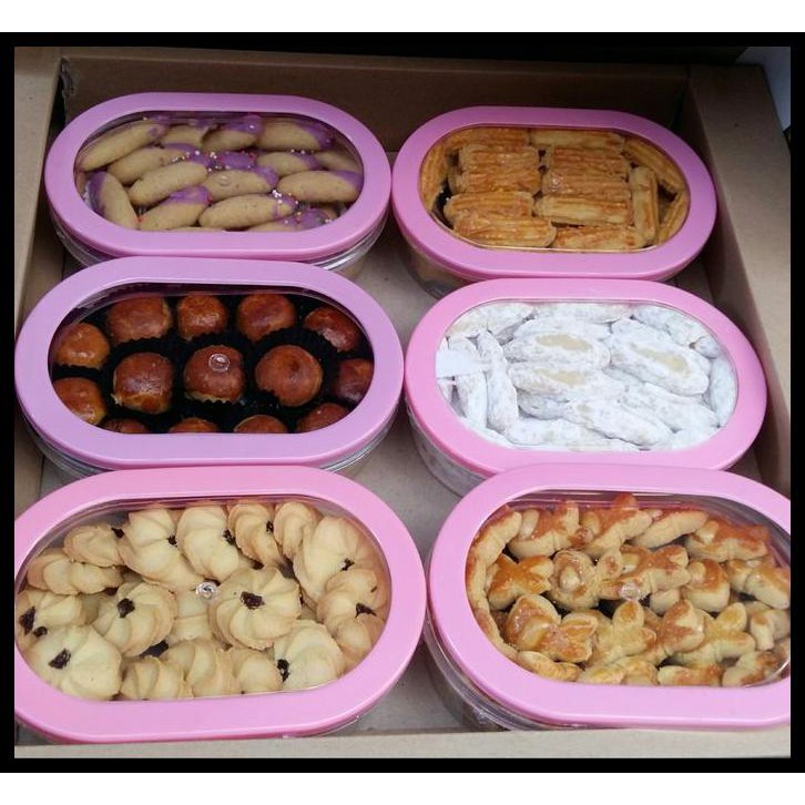 

Paket Kue Lebaran Isi 6 Toples Empuk Dan Enak