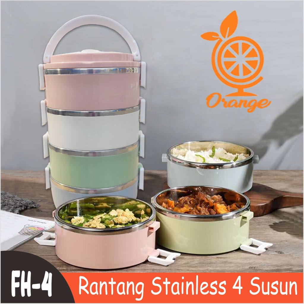 Rantang Susun Plastiik Dengan Varian Lucu Tempat Makanan Serbaguna Praktis Rantang Susun Stainless Murah Rantang Lunch box