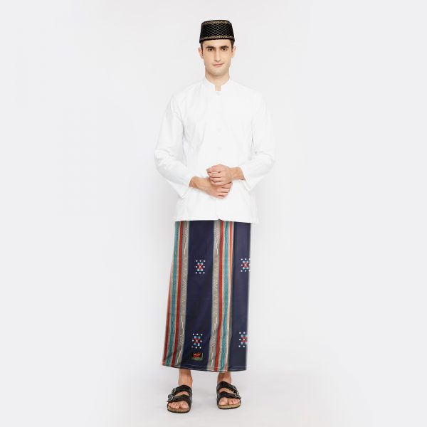 Sarung ATLAS Super 970 Songket Biru