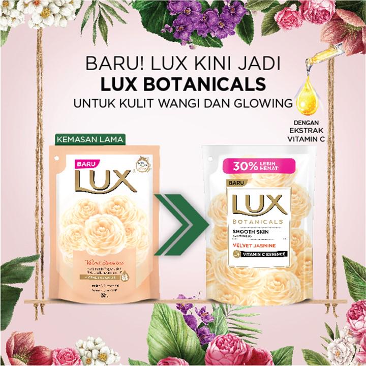 Lux Botanicals Sabun Mandi Cair Velvet Jasmine 400 mL x3