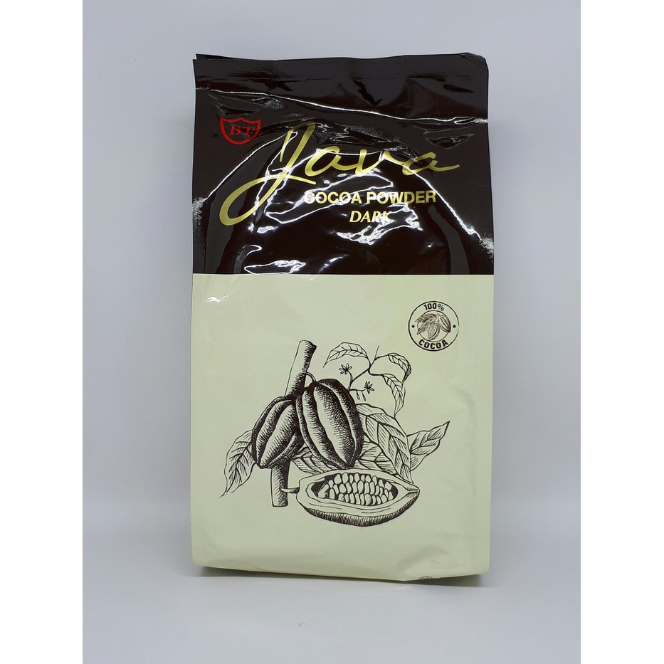 

Java Cocoa Dark Powder Premium Kakao Bubuk keto friendly 1kg