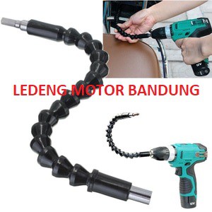 Selang Kawat Fleksibel Obeng Bor Screwdriver Flexible Extension 1/4 Bit Holder