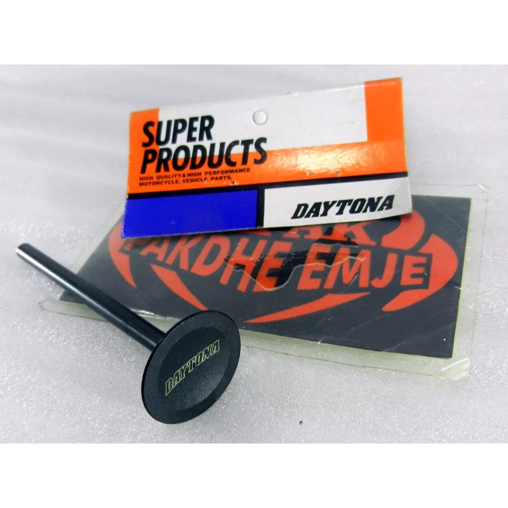 KLEP DAYTONA JAPAN ORIGINAL DIAMETER BATANG 5 MM PANJANG BATANG 8 CM KLEP MENTAH UKURAN TERSEDIA