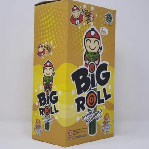 

TAO KAE NOI CRISPY BIG ROLL CUTTLEFISH SPICY 12 PER BOX GRILLED SEAWEED SNACK IMPORT SQUID