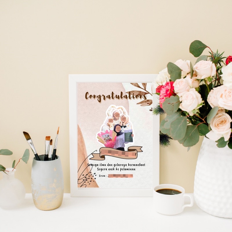 [SEHARI JADI] Custom Kado Figura untuk Wisuda / Ulang Tahun / Anniversary / wedding / engagement