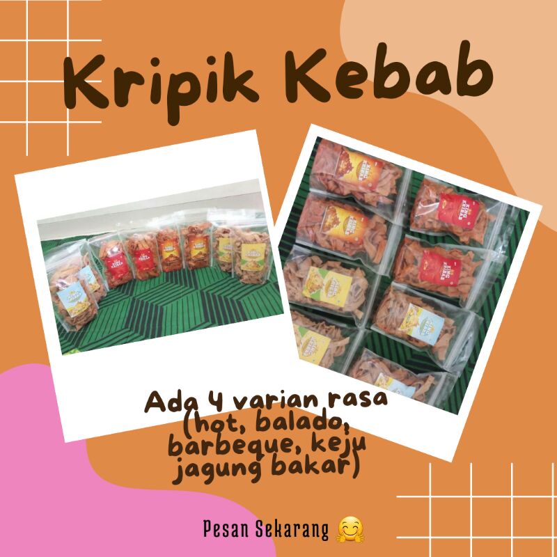 Jual Keripik Kebab 150 Gr Shopee Indonesia