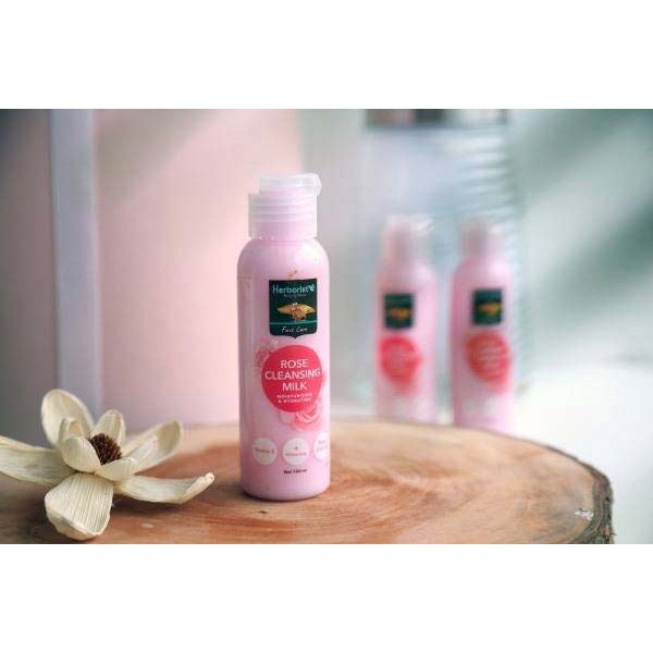 Herborist Cleansing Milk Rose Mawar 100ml | Herboris | Pembersih Wajah_Cerianti