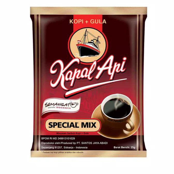 

Kopi Kapal Api Special Mix 25gr (isi 10 pcs) PRODUK TERBATAS
