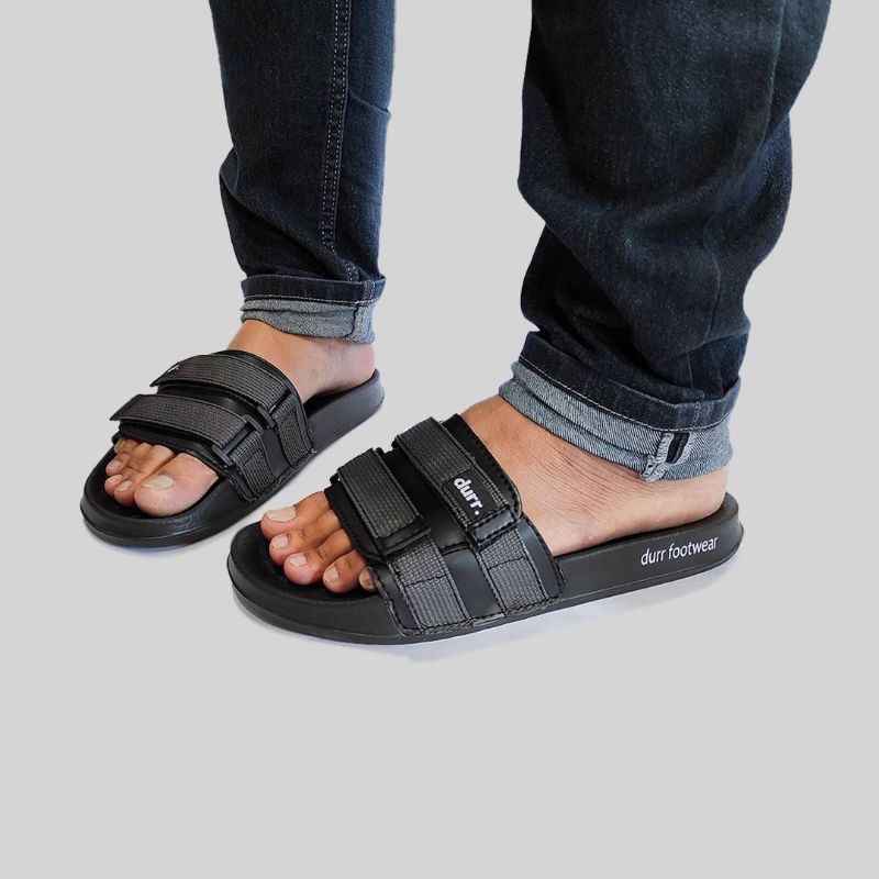 Sendal Slop Pria Keren, Sandal Durr Footwear 20 Original Handmade, Sandal Pria Slide Terkini