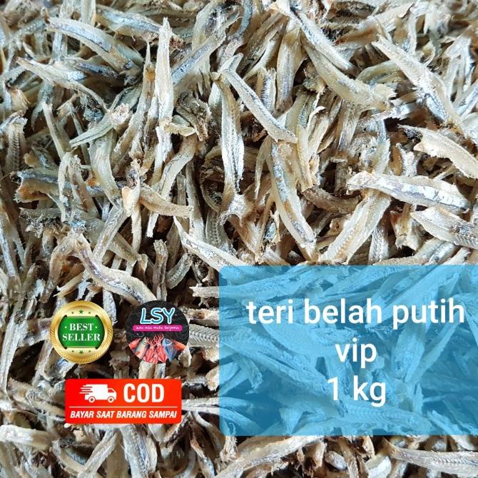 

ikan asin teri belah putih vip/ jengki belah vip 1kg