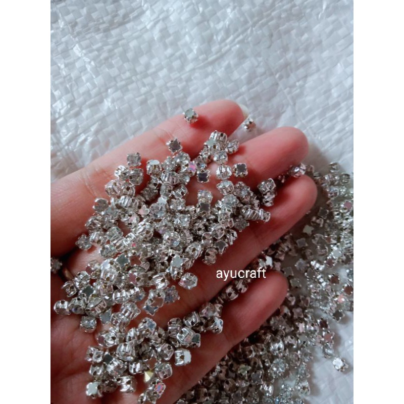 diamond cangkang kw1 14ss,16ss dan 12ss kemas/gros(144pcs-+)