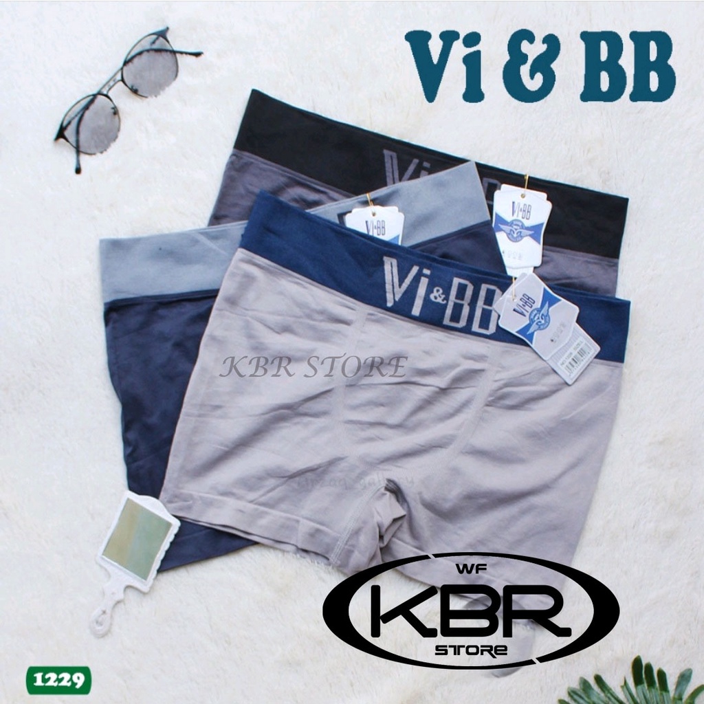 3 pcs VBB celana dalam pria bahan rajut / dalaman pria / boxer pria/ VVB / KBR STORE