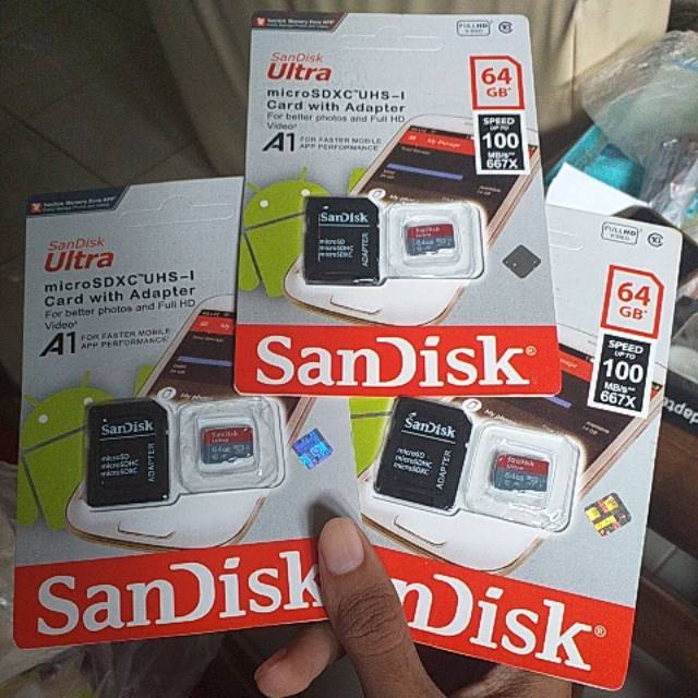 Memori sandisk 64gb